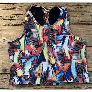 Dona Jo Women’s Size S Multicolored Sports Bra
